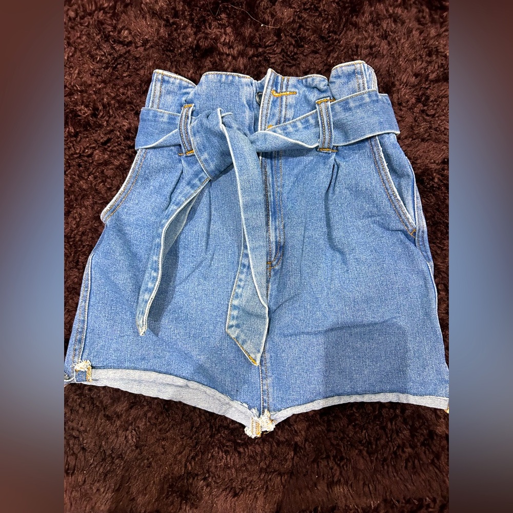 LOLE Denim 100% Cotton Tie-Waist Women Skirt - Picture 3 of 8